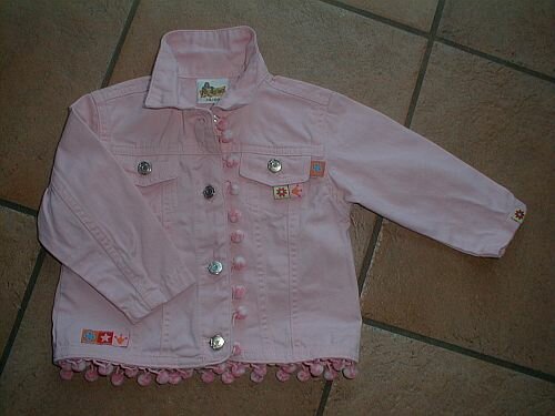 Aufgepeppte Jeansjacke