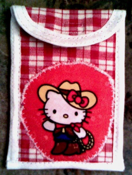 Handyschutztasche mit Hello Kitty Motiv