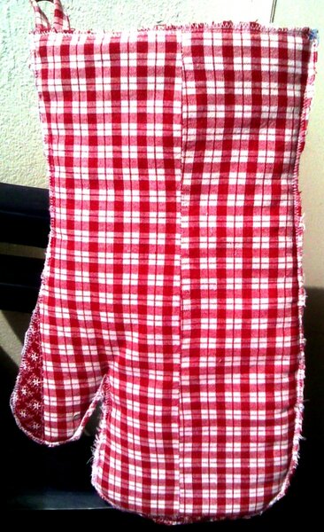 großer Ofenhandschuh