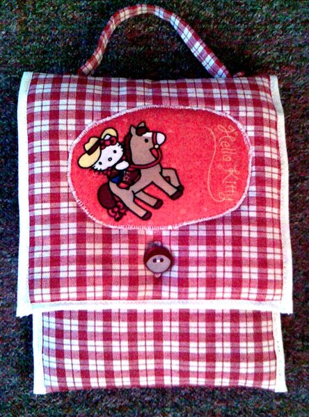 Kindergarrtentasche mit Hello Kitty Motiv