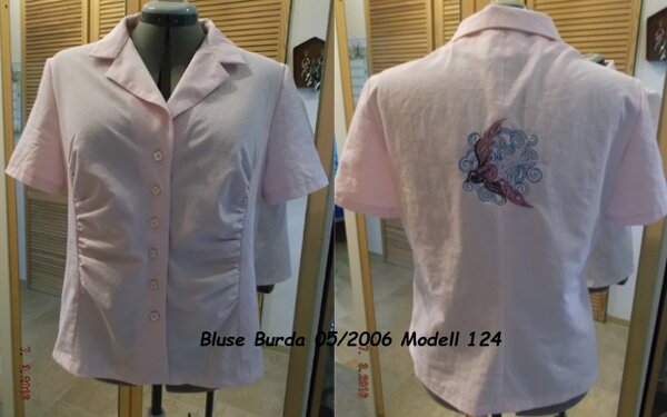 Bluse Burda 05/2006 Modell 124