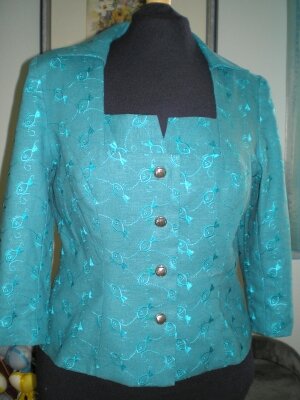 Blusenjacke aus Burda 3/2007, Mod. 113
