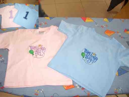 zwei shirts zum geburtstag