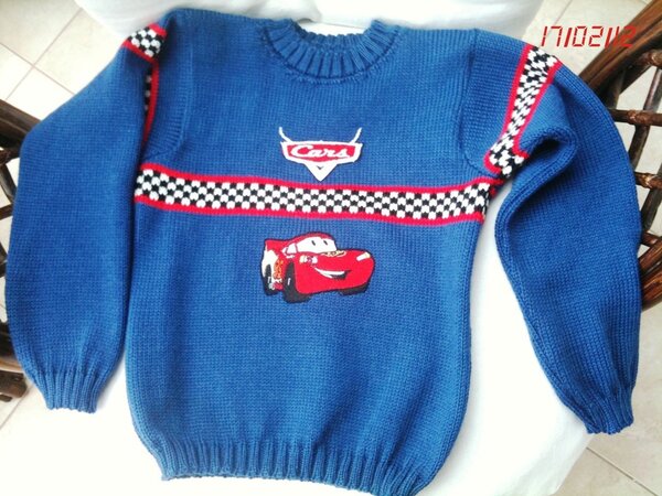 "Cars"-Pulli Gr. 104/110