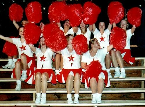 Cheerleader Kostüme von vorne