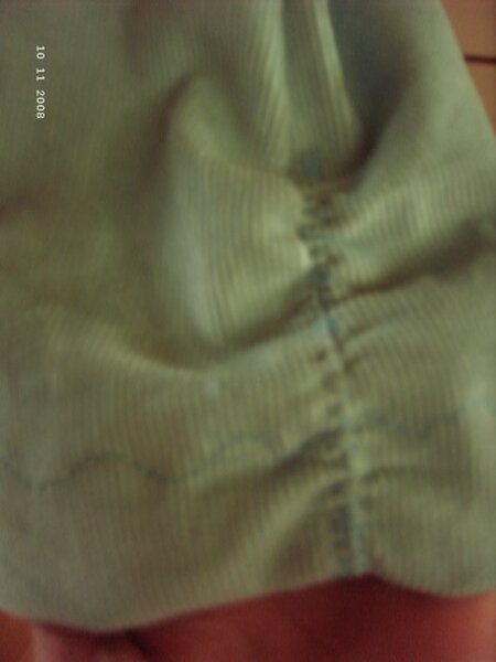 Raffung an der Ottobrehose