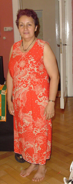 rotes Kleid