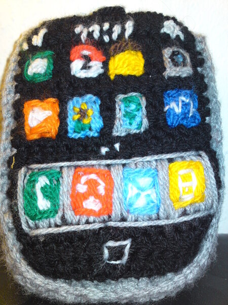 gehäkeltes IPhone