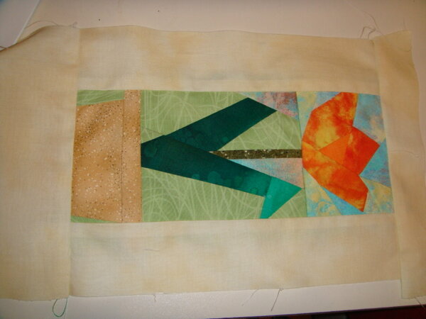 Nähen auf Papier, 2. Versuch