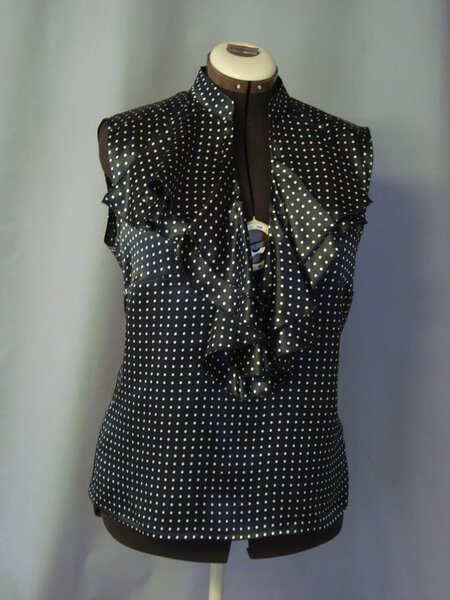 Volant-Seidentop (Burdastyle 4/2010-105)