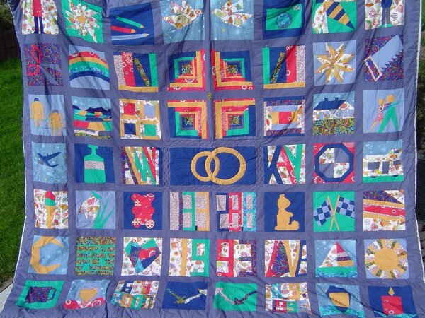 Sampler zum Hochzeitstag