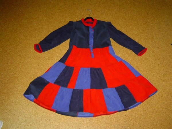 Patchworkkleid aus Resten