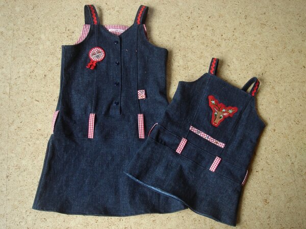 Jeanskleid "Sophie" im Herzilein-Look
