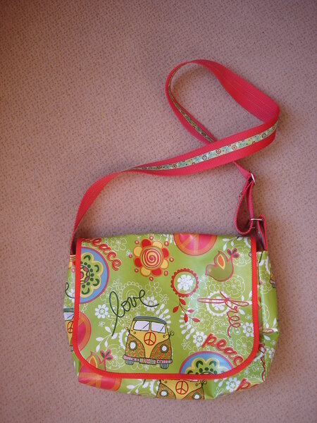 HippieWachstuchTasche