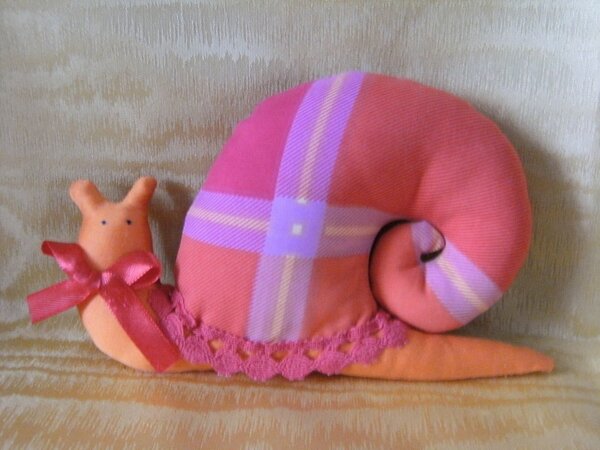 Schneckensucht in Rot und Orange