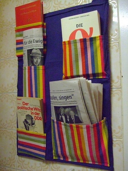 Buch- und Zeitungshalter
