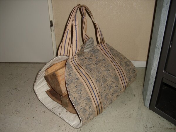 Kaminholztasche