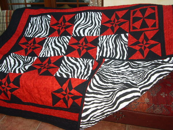 Mein 8. Quilt - Dezember 2009