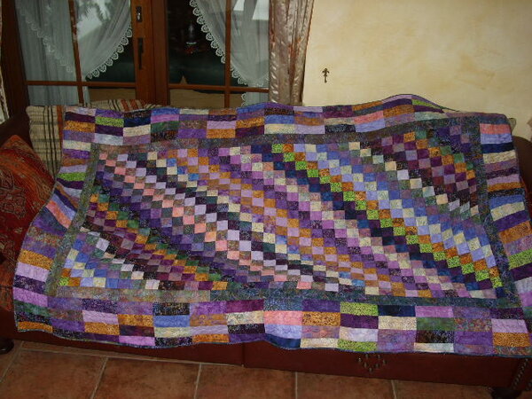 Mein 7. Quilt - Dezember 2009