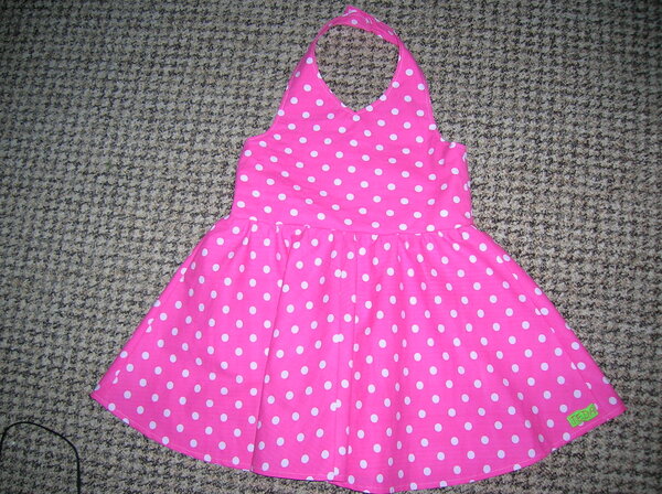 Nackenbinder Kleid Ottobre Gr. 116