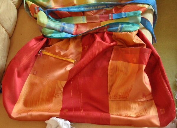 Wickeltasche von innen