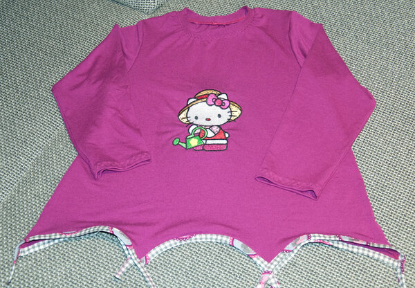 Hannel in pink mit Hello Kitty