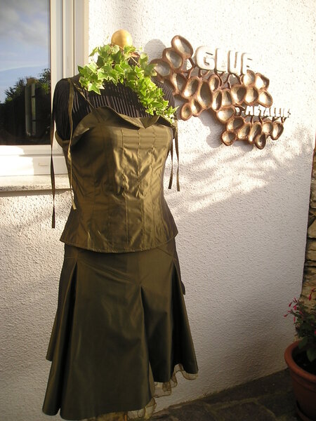 Kleid in grün