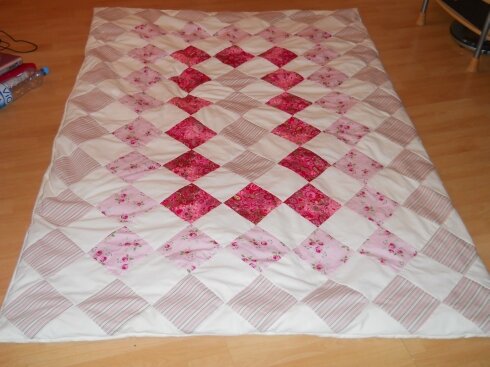 Patchwork-Decke für meine Oma