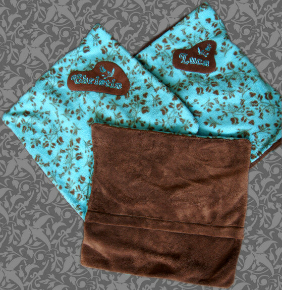 Set bestehend aus Kuscheldecke & Kuschelkissen