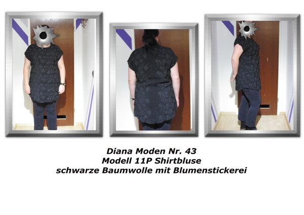 Diana Moden Nr. 43 Modell 11P Shirtbluse