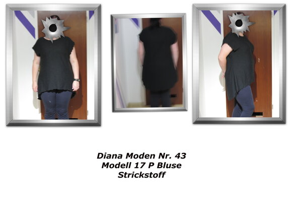 Diana Moden Nr. 43 Modell 17P Bluse