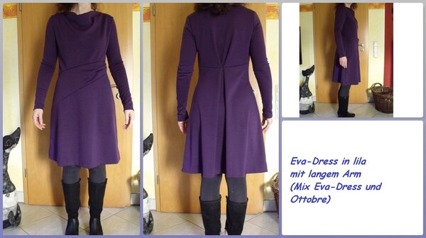 Eva-Dress von yourstylerocks mit langem Arm