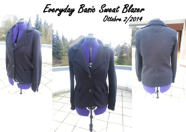 Everyday Basic Sweat Blazer - Ottobre 2/2014