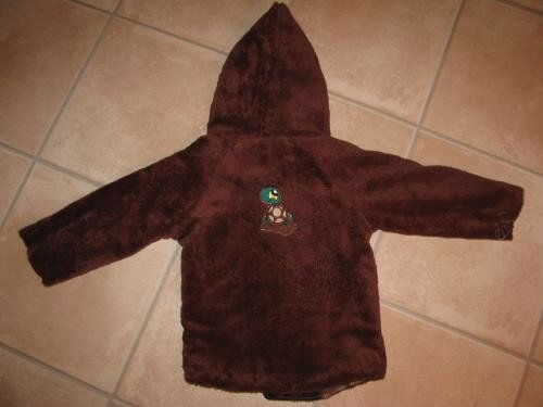 Fleecejacke von hinten