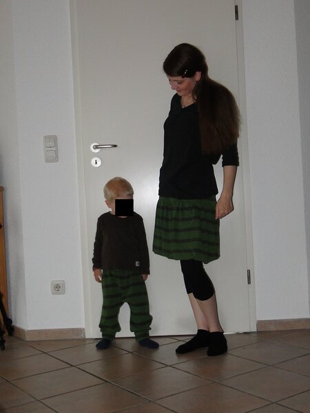 Partnerlook mit dem Sohnemann