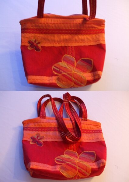 Tasche aus Resten