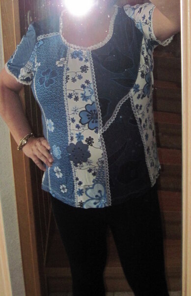 Patchwork-Shirt aus Resten