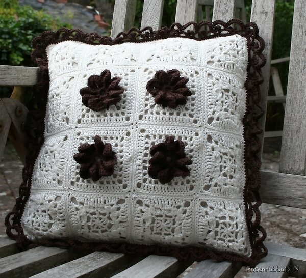 Kissen aus Granny Squares
