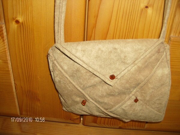 Origami-Tasche von hinten