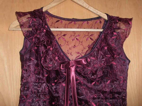 Ausschnitt Abendkleid