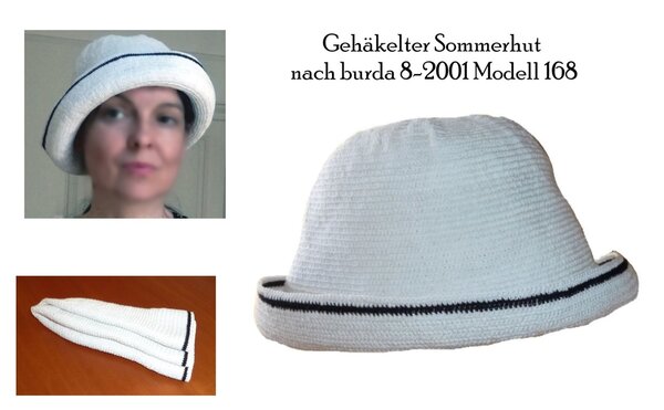 Gehäkelter Sommerhut