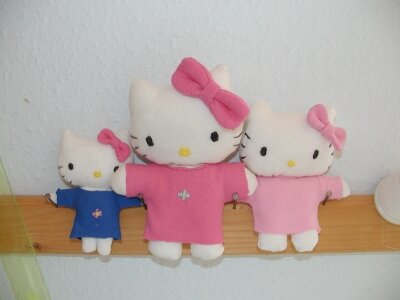 Hello Kitty selbst genäht...