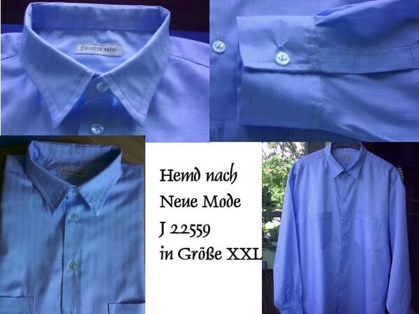 Männerhemd Neue Mode J 22559