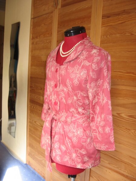 Lange Bluse mit Bindegürtel Sabrina Woman Sommer 2008