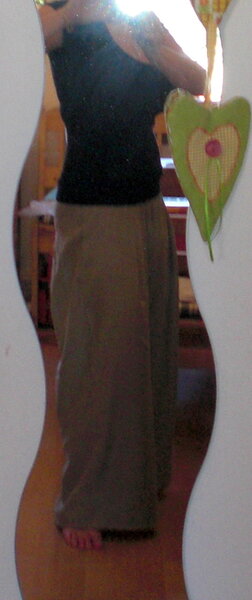 Meine Erste! Hose aus der Brigitte vom 7.4.2009