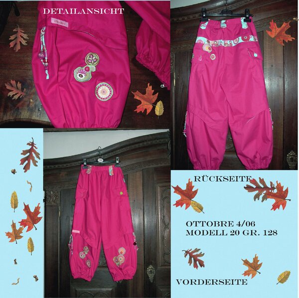 Neue Hose aus der Ottobre 4/06 Mod. 20 Gr. 128