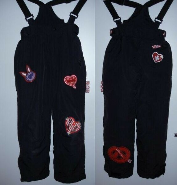 Skihose mit Loch