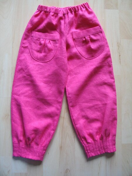 Un noch mal Ottobre - Hose mit Pintuck-Falten