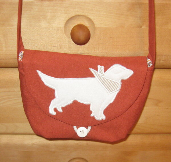 Umhängetäschchen mit Hund