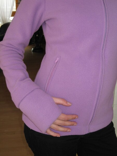 Fleecejacke im Bench-Stil
